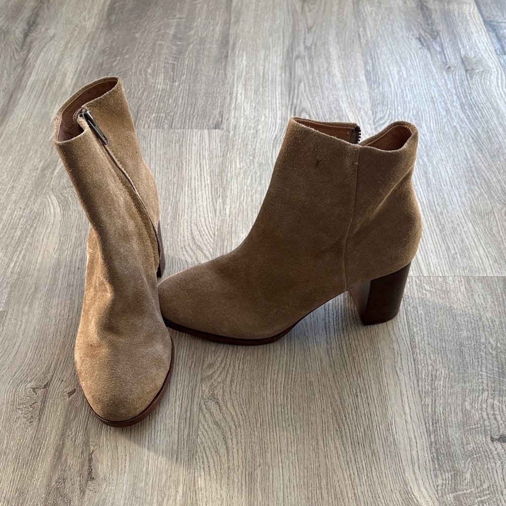 Madewell The Mira Suede Ankle Boots